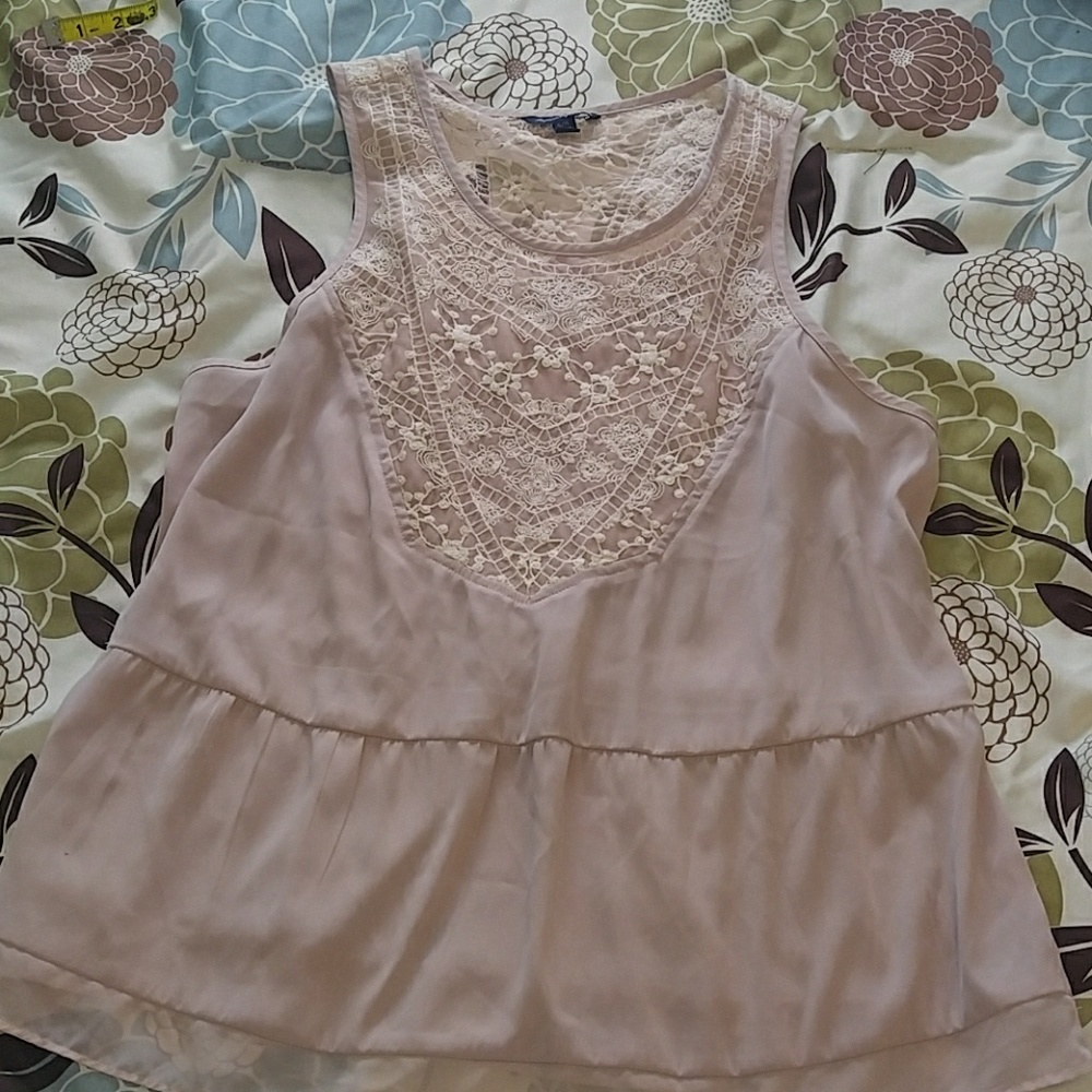 AEO Peplum sleeveless blouse